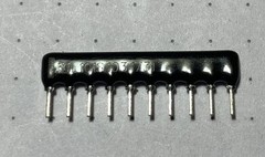 10 KΩ, 2%, 1 Watt, 10 Pin Resistor Network, Low C-sip, 100 Volt, 1 Each