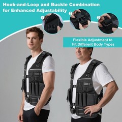 MELOTOUGH Tool Vest for Men with Belt, Adjustable Multi-Pocket Safety Tool Ve…