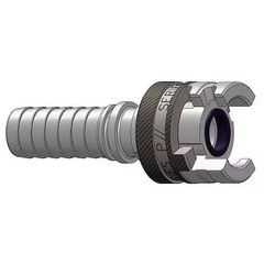 Dixon 4Ps6-B Barb To Thor Coupler, Barb, 1/2, Brass