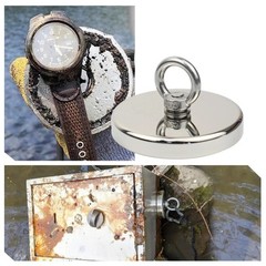 N52 Rare Earth Neodymium Magnet Heavy Duty Salvage Fishing Finder Eyebolt Hook (