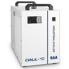 15W 355nm UV Laser Marking Machine Engraver S&A Chiller For Glass Wood Metal PVC