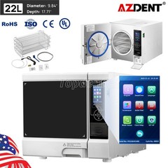 Dental Unit Chair Computer Control+Stool /Autoclave Steam Sterilizer Class B 22L