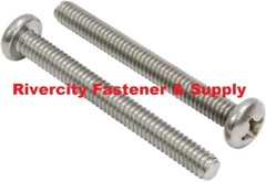 6-32×2-1/2 Phillips Pan Head Machine Screws Stainless 6x32x2-1/2 Bolt 6/32 x 2.5