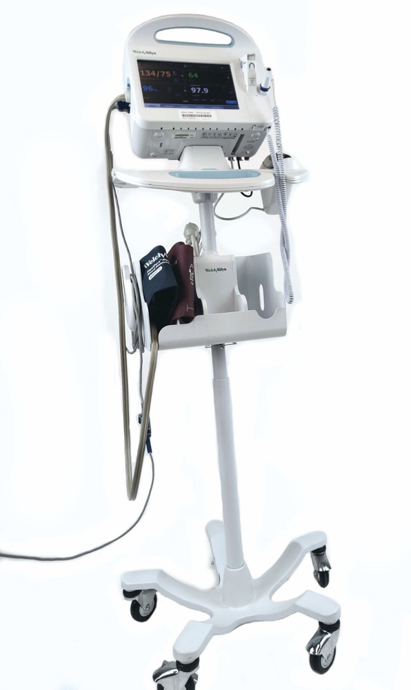 Welch Allyn Connex Vital Signs Monitor 6000 EMR WIFI w Braun ThermoScan & Extras