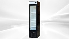 NEW Glass Door Freezer Commercial Merchandiser Slim Narrow Compact Display NSF