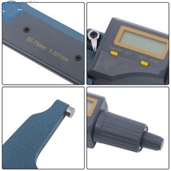 Carbide Tip 50-75mm 2-3″ 0.00005″ Digital Electronic Outside Micrometer