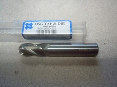 1/2″ 4 FLUTE SINGLE END SOLID CARBIDE BALL NOSE END MILL OSG 404-5000-BN USA