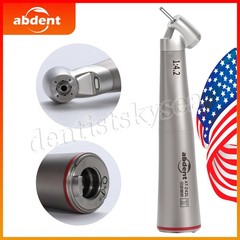 abdent 45° Angle Head Contra Angle LED Optic 1:4.2 Handpiece Inner Water Spray