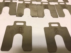 NEW, (LOT OF 14) MAUDLIN PRODUCTS MSA025 A-2 X 2″ X 0.004″,20 PACK SLOTTED SHIM