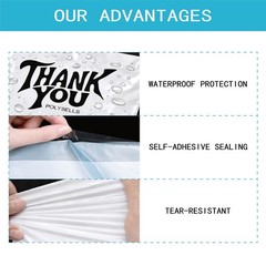 Premium Poly Mailers Self Seal Envelopes for Football Merch – Thank You Design