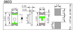 20/40/100pcs SMD/SMT LED’s – 0402, 0603, 0805, 1206 – Various Colours