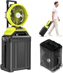 Misting Fan Portable 30L Outside Patios Rechargeable Battery Operated Mist fan