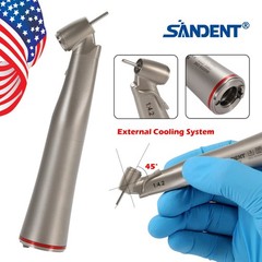 NSK Style Dental 1:4.2 Electric Contra Angle Handpiece 45°Angle Head Fiber Optic
