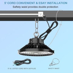 240W UFO Led High Bay Light 5000K Warehouse Factory Industrial Commercial Light