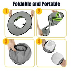 20 Pack Hard Hat Sun Shade Full Brim Sun Shield High Visibility Visor with Re…
