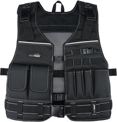 MELOTOUGH Tool Vest for Men with Belt, Adjustable Multi-Pocket Safety Tool Ve…