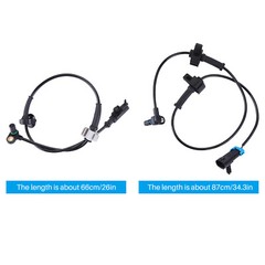 Front and Rear Left & Right ABS Wheel Speed Sensor 2 Pair for Chevy Silverado