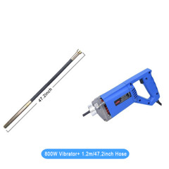 800W Electric Hand Held Concrete Vibrator Air Bubble Remover Construction Tool