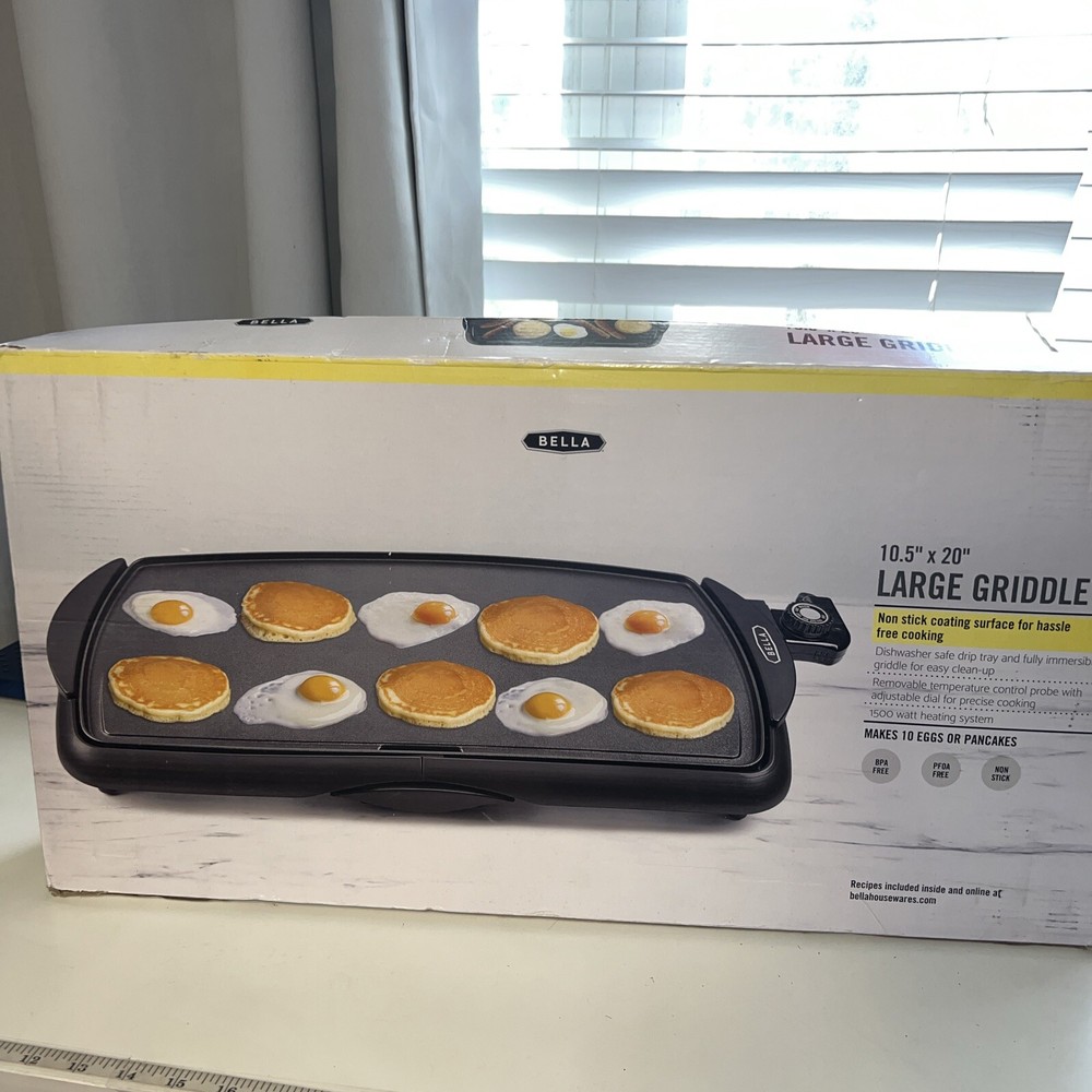 Bella 10.5″ x 20″ Nonstick Electric Griddle