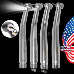 NSK Style Dental (Fiber Optic LED E-generator) High Speed Handpiece 2/4 Holes US