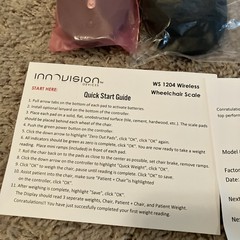 Innovision Devices Digital Wireless Wheelchair Scale WS-1204 1200lb