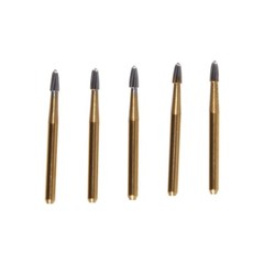 10Pcs Dental Tungsten Carbide Burs Trimming & Finishing Egg Football FG 7404 ns