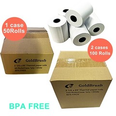 2-1/4″ x 50′ 85′ Thermal Paper Credit Card Cash Register POS Receipt Paper Rolls
