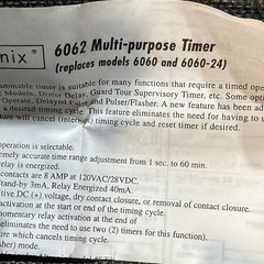 Altronix 6062 Multi-Purpose Timer 1 Sec. To 60 Min 12 or 24VDC Operation USA NEW