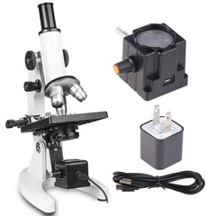 Microscope Bottom External Lamp Brightness Adjustable Microscope Light Source US