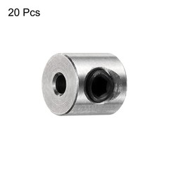 20pcs Set Screw Collars 2mm Bore Shaft Collars, 7mm OD, Stainless Steel