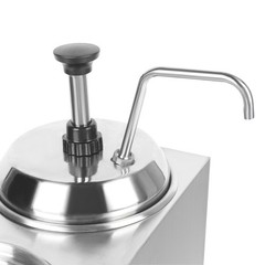 1600W 110V Hot Fudge Nacho Cheese Dispenser Sauce Caramel Melting Warmer Machine
