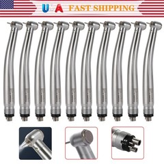 10*Dental PANA Max High Speed LED Handpieces NSK Type Internal Triple Spray Push