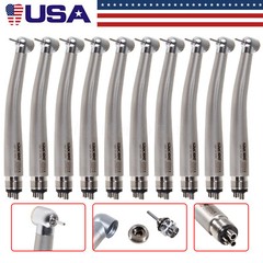 1-10 Packs SANDENT Dental High Speed Handpiece Standard Push Button 4 Holes