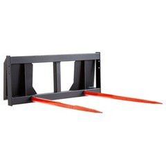 VEVOR 49″ Hay Spear Bale Spears Skid Steer Loader Tractor Attachment 3000lbs