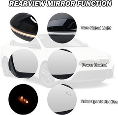 Right Passenger Side Mirror Fits 2019 2020 2021 2022 2023 KIA Forte Mirrors with