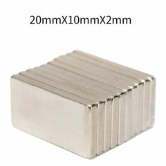 50PCS N52 Neodymium Block Magnet Strong Rare Earth Magnets 20*10*2mm Rectangle