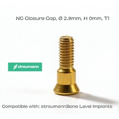 5Pcs Titanium Dental NC/RC Healing Abutment Closure Cap Fit Straumann B0ne Level