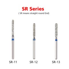 5Pc/pack Dental Fresas de diamante Bur Fit High Speed Handpiece Friction Grip DS