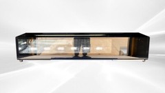 NEW Black 60″ Sushi Bar Sashimi Seafood Cooler Case Refrigerator Commercial NSF