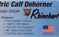 Rhinehart Factory Direct Electric Dehorner X50A 00509 3/4 Tip