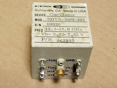 Systron Donner SDYX-3001-103 962223 RF Microwave 12.4-18GHz YIG Oscillator #9026