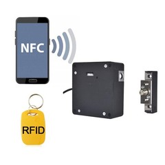 Tokatuker Invisible Cabinet Lock, Hidden NFC Lock DIY RFID Latch with USB Cab…
