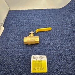 5G125G: Brass Ball Valve 1/2″ Pipe Full Port 1/2″ 250PSI 600 WOG