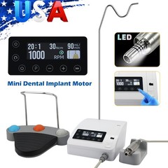 Mini Dental Implant Motor Surgical System Brushless Motor 20:1 LED Contra Angle