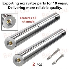2Pai New upgraded Excavator Universal Bucket Pin 50mm X 345mm With grease nipple