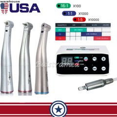 Dental Electric LED Brushless Micro Motor/1:1/1:5 Increasing Handpiece