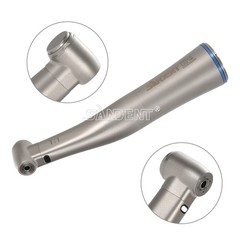 Dental 1:1 Fiber Optic LED Contra Angle Handpiece 4 Spray Push Button fit NSK