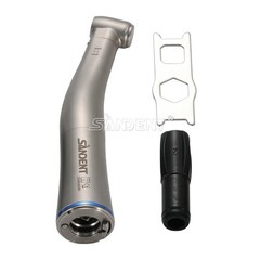Dental 1:1 Fiber Optic LED Contra Angle Handpiece 4 Spray Push Button fit NSK po