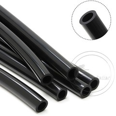 Black Silicone Tube Hose ID 0.5mm-60mm × OD 1mm-68mm Soft Rubber Pipe