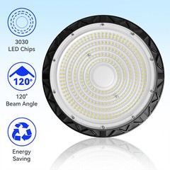 20Pack 400W UFO LED High Bay Light Shop Light Warehouse Commercial Lighting Lamp
